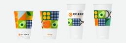 CC Juice | 果蔬汁连锁餐饮食品包装设计