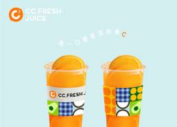 CC Juice | 果蔬汁连锁餐饮食品包装设计